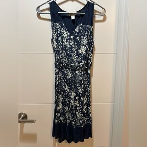Loft V neck dress